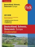 Cover: Falk Stra&szlig;enatlas Deutschland, Schweiz, &Ouml;sterreich, Europa 2016/2017 1 : 300 000 - FALK, OSTFILDERN