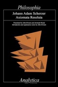 Cover: Axiomata Resoluta - Philosophia Verlag