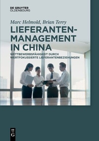 Abbildung von: Lieferantenmanagement in China - De Gruyter Oldenbourg