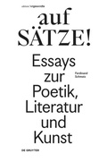 Cover: aufS&Auml;TZE! - De Gruyter
