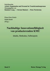 Abbildung von: Nachhaltige Innovationsfähigkeit von produzierenden KMU - Edition Rainer Hampp