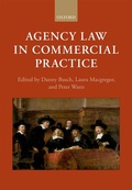 Cover: Agency Law in Commercial Practice - OUP eBook