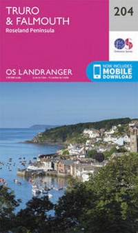 Abbildung von: Truro & Falmouth, Roseland Peninsula - Ordnance Survey