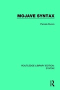 Cover: Mojave Syntax - Routledge