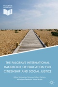 Cover: The Palgrave International Handbook of Education for Citizenship and Social Justice - Palgrave Macmillan