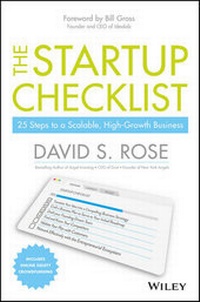 Abbildung von: The Startup Checklist - Wiley