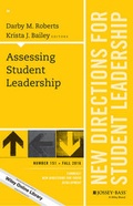 Cover: Assessing Student Leadership - Jossey-Bass