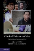 Cover: Criminal Defense in China - Cambridge University Press