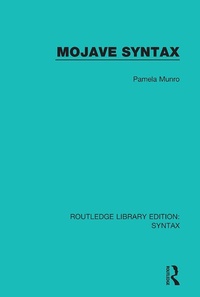 Enlarge image Cover: Mojave Syntax - Routledge