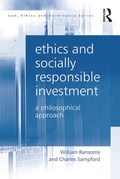 Cover: Ethics and Socially Responsible Investment - Routledge