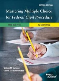 Enlarge image Cover: Mastering Multiple Choice for Federal Civil Procedure MBE Bar Prep and 1L Exam Prep - LEG Inc. (dba West Academic Publishing