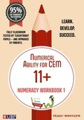 Cover: 11+ Tuition Guides: Numerical Ability Workbook 1 - The University of Buckingham Press