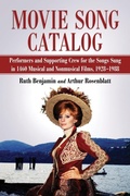 Cover: Movie Song Catalog - McFarland & Co Inc