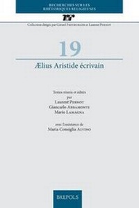 Enlarge image Cover: Aelius Aristide Ecrivain - Brepols N.V.