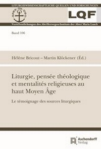 Abbildung von: Liturgie, pensée théologique et mentalités religieuses au haut Moyen Âge - Aschendorff