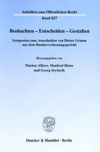 Abbildung von: Beobachten - Entscheiden - Gestalten - fibre