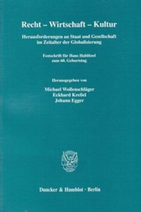 Abbildung von: Recht - Wirtschaft - Kultur - fibre