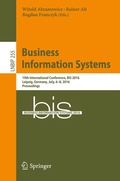 Cover: Business Information Systems - Springer