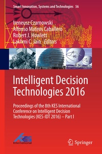 Enlarge image Cover: Intelligent Decision Technologies 2016 - Springer