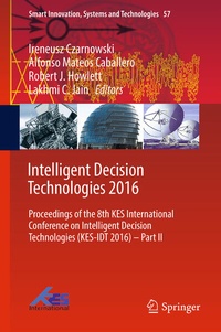 Enlarge image Cover: Intelligent Decision Technologies 2016 - Springer