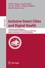 Cover: Inclusive Smart Cities and Digital Health - Springer