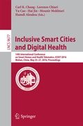 Cover: Inclusive Smart Cities and Digital Health - Springer