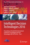 Cover: Intelligent Decision Technologies 2016 - Springer