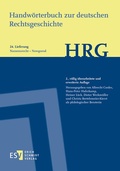 Cover: Handw&ouml;rterbuch zur deutschen Rechtsgeschichte (HRG) - Lieferungsbezug - - - Lieferung 24: Namensrecht-Nowgorod - Erich Schmidt Verlag