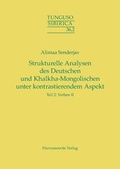 Cover: Strukturelle Analysen des Deutschen und Khalkha-Mongolischen unter kontrastierendem Aspekt - Harrassowitz Verlag
