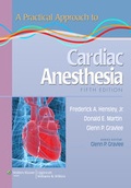 Cover: A Practical Approach to Cardiac Anesthesia - Lippincott Williams and Wilkins