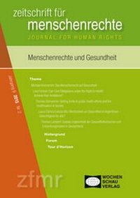 Abbildung von: Menschenrechte und Gesundheit - Wochenschau Verlag