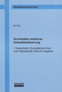 Abbildung von: Grundsätze moderner Umsatzbesteuerung - Shaker