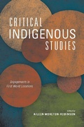 Cover: Critical Indigenous Studies - University of Arizona Press