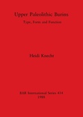 Cover: Upper Paleolithic Burins - BAR Publishing