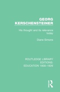 Cover: Georg Kerschensteiner - Routledge