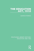 Abbildung von: The Education Act, 1918 - Routledge