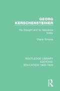 Cover: Georg Kerschensteiner - Routledge