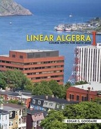 Abbildung von: Linear Algebra I: Course Notes for Math 2050 - Kendall/Hunt Publishing Co ,U.S.