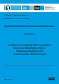 Cover: Ductility Dip Cracking beim Schwei&szlig;en von Nickel-Basislegierungen - Ph&auml;nomenologische und experimentelle Betrachtungen - Shaker