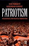 Cover: Patriotism - Routledge