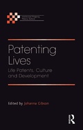 Cover: Patenting Lives - Routledge