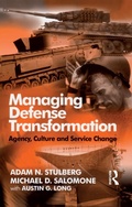 Cover: Managing Defense Transformation - Routledge