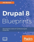 Cover: Drupal 8 Blueprints - Packt Publishing