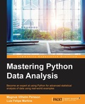 Cover: Mastering Python Data Analysis - Packt Publishing