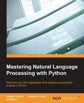 Cover: Mastering Natural Language Processing with Python - Packt Publishing