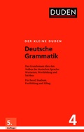 Cover: Der kleine Duden - Deutsche Grammatik - Duden