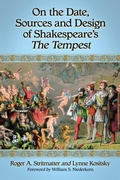 Cover: On the Date, Sources and Design of Shakespeare's The Tempest - McFarland & Co Inc