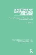 Cover: A History of Manchester College - Routledge