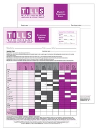Enlarge image Cover: Test of Integrated Language and Literacy Skills (TM) (TILLS (TM)) Forms Set - Brookes Publishing Co