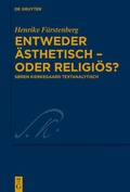 Cover: Entweder &auml;sthetisch - oder religi&ouml;s? - De Gruyter